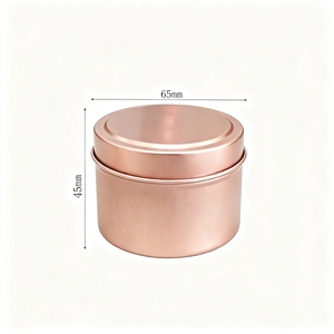 Vente en gros de boîtes de conserve pour bougies personnalisées écologiques, recyclables, avec revêtement non toxique, sans soudure, 4 oz, en métal, pour bougies à la cire de soja - Product Image 4