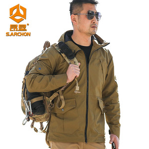 Người bảo vệ ngoài trời chiến thuật Áo Khoác Nam ba-trong-một tấn công phù hợp với Windproof và không thấm nước mùa xuân mùa thu Áo mặc kháng - Product Image 4