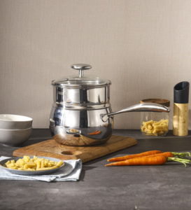 Casserole en acier inoxydable 316 avec couvercle, marmite vapeur et soupière <span class=keywords><strong>de</strong></span> qualité supérieure pour cuisinières à induction et à <span class=keywords><strong>gaz</strong></span>, ustensiles <span class=keywords><strong>de</strong></span> cuisine artisanaux DDP - Product Image 1