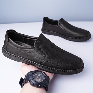 Mocasines Sin Cordones para Hombre, Blancos, Punta Redonda, Parte Superior de Textil, Suela de Goma, Entresuela de EVA, Forro de Malla, Casuales, para Todas las Temporadas - Product Image 4