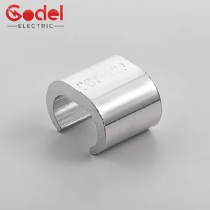 Gedele CCT Electrical Accessory Tin Plated C Shape Connector Copper Wire Cable Clamps for sale