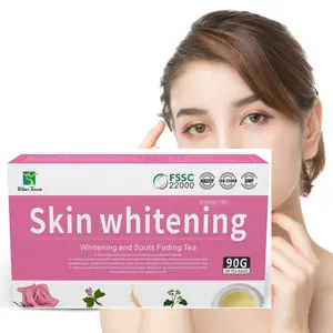 Factory supply 2023 New Fashion skin whitening tea Collagen Rose and lemon 7days Beauty tea