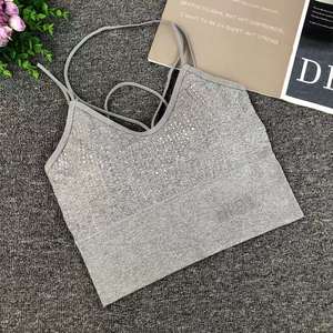 <span class=keywords><strong>เสื้อ</strong></span>แขนกุดเอวสูงสำหรับผู้หญิง, <span class=keywords><strong>เสื้อ</strong></span>กล้ามคอตตอนแขนกุดสั้นยืดหยุ่นสำหรับผู้หญิง - Product Image 3