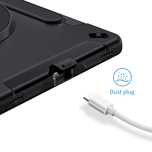 Étui robuste multi-matériaux avec béquille rotative à 360° et emplacement pour stylet pour tablette Samsung <span class=keywords><strong>Tab</strong></span> <span class=keywords><strong>S7</strong></span> 11 pouces (SM-X730, SM-X736B) - Product Image 3