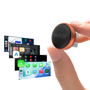 อะแดปเตอร์ Universal Carplay ไร้สาย รุ่น Round Mini Ultra 3 Wifi6 Carlinkit Car Play Dongle Ai Box สำหรับ iPhone และ Android - Product Image 1