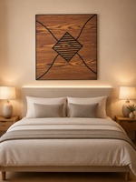 Panneau mural en placage de bois 3D, panneau décoratif intérieur luxueux et imperméable pour chambre à coucher, salon, hôtel