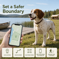 Traceur GPS pour animaux de compagnie G15, compact et précis, résistant à l'eau et à la poussière, suivi de localisation en temps réel, recherche de l'historique d'activité