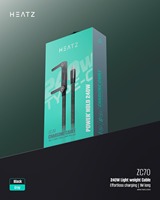 Support de téléphone à charge rapide HEATZ 240W 5A, multifonctionnel, conducteur en cuivre pur, gaine tressée pour iPhone et tablettes