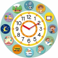 Reloj de Pared de Metal Personalizado de Cuarzo para Niños de 14 Pulgadas, Arte de Pared, Decoración del Hogar