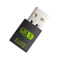 Magelei Driver Free 600Mbps Dual Band USB Wifi Adapter Network Card Blue Tooth BT 4.2 USB Wifi Dongle 2 en 1 RTL8821CU Chipset