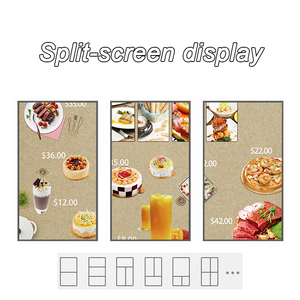 Ultra Slim 4K 1080p thức ăn nhanh nhà hàng Poster Slim <span class=keywords><strong>LCD</strong></span> kỹ thuật số biển màn hình thiết bị quảng cáo hình ảnh video hiển thị Máy nghe nhạc - Product Image 5