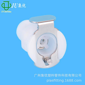 Válvula de cierre de la serie Jiyou L con rosca hembra de 1/4 NPT, acoplamiento rápido de plástico POM para manguera de goma - Product Image 3