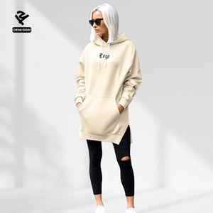 <span class=keywords><strong>Sweat</strong></span> à <span class=keywords><strong>capuche</strong></span> personnalisé automne femmes goutte-épaule <span class=keywords><strong>sweat</strong></span> décontracté avec <span class=keywords><strong>capuche</strong></span> à la mode Streetwear pull longue robe à <span class=keywords><strong>capuche</strong></span> pour les femmes - Product Image 4