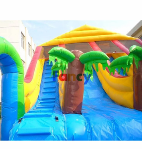 Parque de Atracciones Inflable con Temática de Sirena CE/Circuito de Obstáculos Inflable con Tobogán en Colores Primarios/Tobogán Inflable para Niños en Oferta - Product Image 4