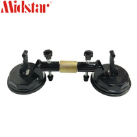Midstar D125mm Glas Saugnäpfe Keramik fliesen Platte Hebe werkzeug Verstellbarer Griff Flexibler Gummi becher Robuste Aluminium legierung