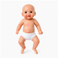 Poupée Reborn en silicone miniature de 6 pouces, adorable compagnon de collection, ornement de bureau, cadeau d'anniversaire adorable pour les filles