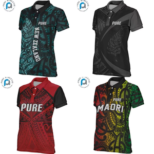 Мужская рубашка-поло FQ с короткими рукавами, с логотипом, на заказ, с именем, в стиле австралийских австралийцев-индейцев и татуировок майоров, сублимационная печать - Product Image 3