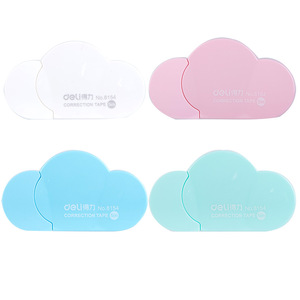 Deli Correction Tape 8154 5M Cloud Shape For Students Office Use - Product Image 5