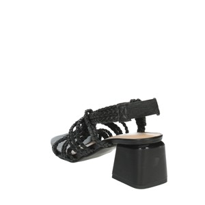 Maliq oro tacco sandali Open Toe quadrati stile alla moda cinturino alla caviglia gladiatore per feste matrimoni estate pelliccia sempreverde - Product Image 2