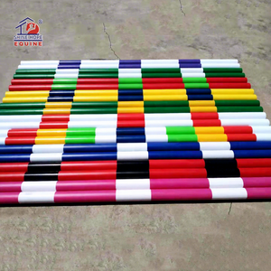 Polos de salto de caballo, accesorios equinos, 3mL, mástil de plástico de un solo color para show jump, sin madera con relleno - Product Image 1