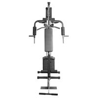 Station de musculation multifonctionnelle pour la maison, machine d'entraînement complet du corps avec pile de poids intégrée, équipement de fitness