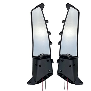 Rétroviseur de moto à LED avec clignotants intégrés et aile fixe - Rétroviseur latéral rotatif pour YAMAHA GSR Race 600 - Product Image 3