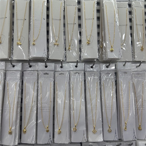 Color dorado solo Yiwu venta al por mayor de fábrica, joyería barata en stock, collares de moda para mujer, collar con colgante - Product Image 6