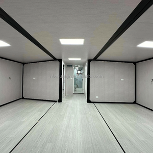 Nhà hai phòng có thể mở rộng một tầng 2 phòng ngủ 1 tầng Hall-1st cho trang trại biệt thự Bảng điều khiển bánh sandwich thép được trang bị khách sạn - Product Image 6