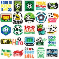Nouvelle Arrivée Personnalisé Nouveau Sport Football PVC Pin Chaussure Charmes pour Sabot Chaussures Accessoire Décoration