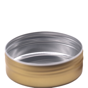 Boîtes en aluminium <span class=keywords><strong>Couvercle</strong></span> à vis Rechargeable Contenants cosmétiques <span class=keywords><strong>de</strong></span> voyage Petites boîtes Baumes à lèvres Salves Bougies Baume doré - Product Image 2