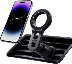 Support magnétique pour téléphone de voiture, support de téléphone magnétique super puissant pour tableau de bord, pare-brise, support de téléphone portable - Product Image 1