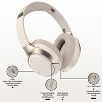 Auriculares J19 con 5 Micrófonos, Cancelación Activa de Ruido Híbrida (ANC) de -35dB, Baja Latencia, Sonido Estéreo, para Juegos