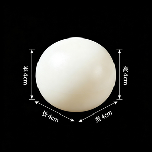 Juguete Antiestrés Blando y Esponjoso de Doble Forma con Sabor a Leche, Novedad DIY de <span class=keywords><strong>Mochi</strong></span> Blanco Glaseado, de Gran Venta - Product Image 4