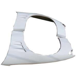 Pour 1989-1994 Nissan Silvia S13 G-<span class=keywords><strong>Corp</strong></span> garde-boue avant (paire) FRP fibre de verre blanc - Product Image 4