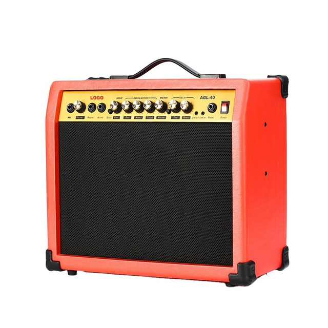 Factory Customized 40w Guitar Playing and Singing Guitar Speaker AGL-40 Guitar Amplifier