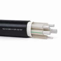 Câble en aluminium basse tension WDZ-YJLV, câble isolé XLPE avec gaine en PVC pour ligne d'alimentation principale de centre commercial