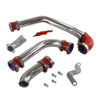 Kit de Tuberías de Intercooler de Aluminio para Mitsubishi Lancer Evolution EVO X 2.0L 2008-2015, 1 Año de Garantía