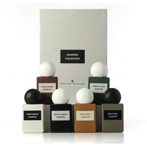 Collezione Diamante <span class=keywords><strong>Ibrahim</strong></span> Al Qurashi, Set di 6 Eau De Parfum, Fragranza di Lusso Araba in Confezione Regalo - Product Image 1