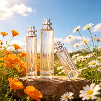 Botol Kosmetik Parfum Kosong Silinder Matte Artisan Premium Glass 30ml 50ml 100ml dengan Pompa Semprot, Bebas Layar