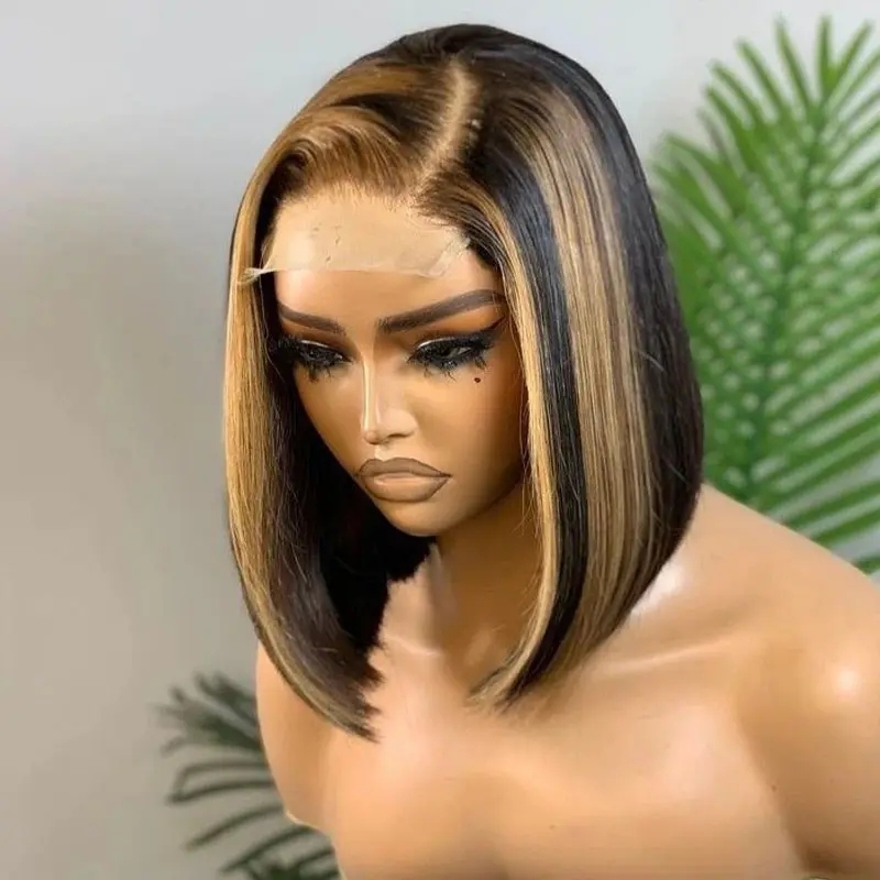Brown Highlights FreePart Swisslace Lacefront wig Amazon.com : abbildung 30inch Highlight Ombre Lace Front Wig  main image 2