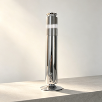 Diffuseur d'huiles essentielles intelligent de luxe sans eau, contrôlé par BT/APP, éclairage LED, construction en aluminium, garantie 1 an pour usage domestique et hôtelier