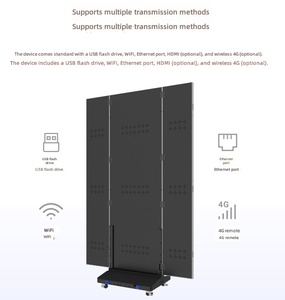 Pantalla LED Plegable Portátil de Doble Cara, Cartel Digital con Control por Aplicación, Animación, Promoción para Tiendas de Lujo - Product Image 4