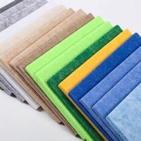 Panneaux acoustiques en fibre de polyester haute densité de 9 mm/12 mm/15 mm/24 mm d'épaisseur pour la maison, le bureau, le salon, la chambre à coucher, les murs et les plafonds