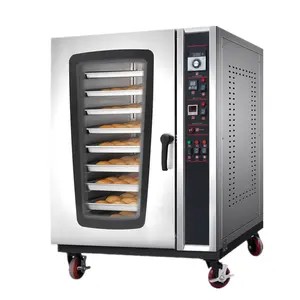 Bread Oven Gas Baking Machine 32 Trays Rotary Lebanese Bread Baking Oven Fuel Heated Industrial Bread Baking Rotary Oven