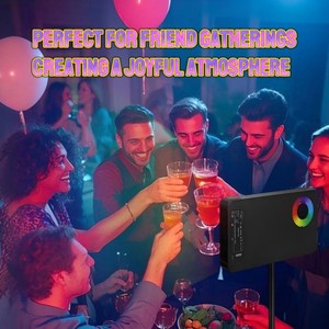 Lumière LED RGB professionnelle pour photographie avec clip réglable pour éclairage de <span class=keywords><strong>maquillage</strong></span> et effets de studio, design portable - Product Image 5