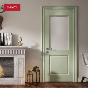 Puerta de madera compuesta, diseño moderno residencial, buena calidad - Product Image 6