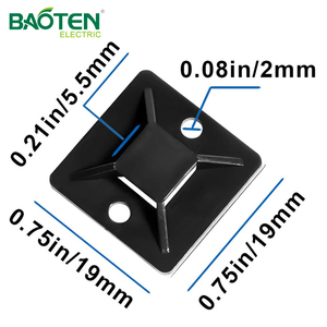 BAOTENG BT عالية الجودة رابطة كابل بلاستك تصاعد قاعدة tm دفع التعادل يتصاعد - Product Image 2