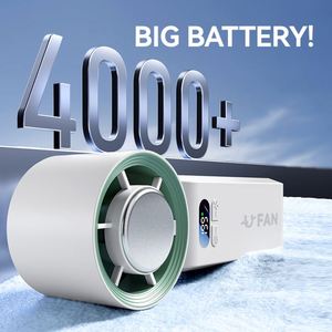 Ventilador Portátil Recargable de Mano con Batería de Larga Duración, Viento Fuerte, Pequeño, para Hogar, Oficina, Viajes y Actividades al Aire Libre - Product Image 6