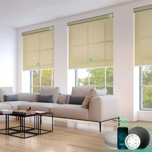 ม่านม้วนไฟฟ้าแบบมอเตอร์เยอรมัน ระบบม่านม้วนไฟฟ้าสำหรับหน้าต่างแบบฝรั่งเศส แบบเรียบง่าย ติดตั้งในตัว - Product Image 2