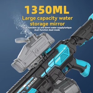 Hot M416 Pistola de agua eléctrica Potente pistola de chorro de agua automática de alta capacidad con tapa de fuego Light-up Summer Outdoor Toy para niños - Product Image 4